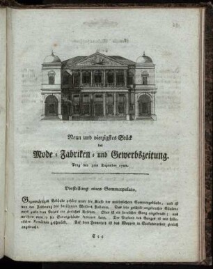 Neun und vierzigstes Stück. Prag den 3ten Dezember 1788.