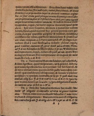Diss. inaug. de alienatione in mutuo