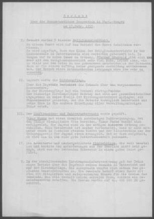 Wangen (Stuttgart): Inspektionsberichte 1955