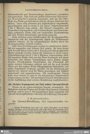 103. Direkter Kopierprozeß auf Zink mittels Chromat-Eiweiß