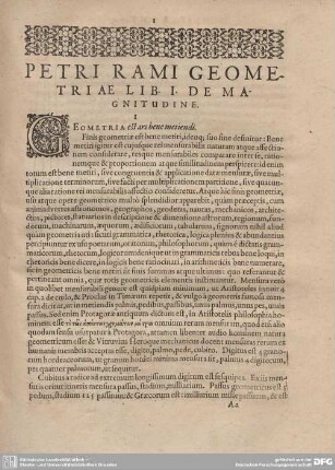 Petri Rami Geometriae