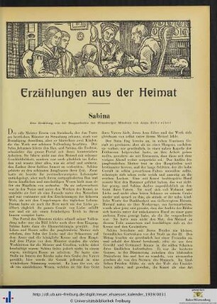 Erzählungen aus der Heimat.