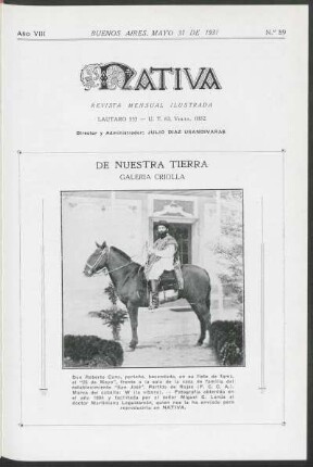 8.1931=Nr. 89: Nativa, 8.1931=Nr. 89