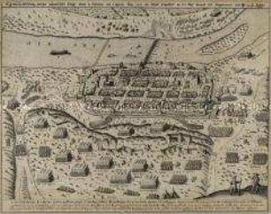 Eroberung der Stadt Frankfurt (Oder) durch Gustav Adolf von Schweden am 3. April 1631