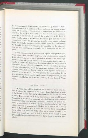 La obra edilicia