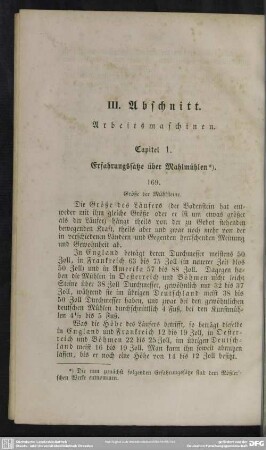 III. Abschnitt. Arbeitsmaschinen
