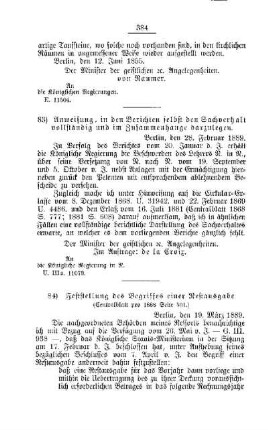 Feststellung des Begriffes einer Restausgabe : [I. Allgemeine Verhältnisse]