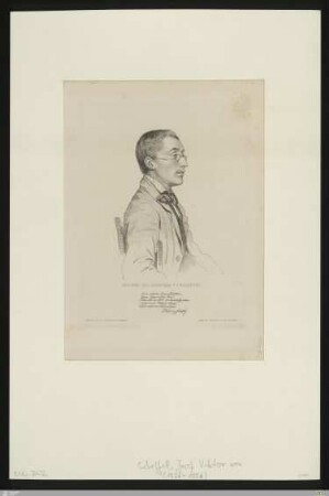 Porträt des Dichters V. v. Scheffel