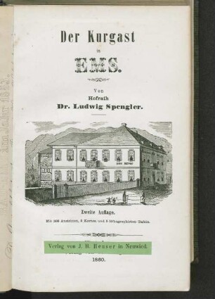 Der Kurgast in Ems