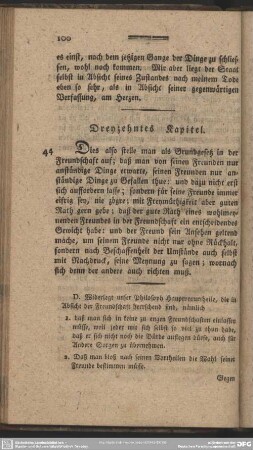 Dreyzehntes Kapitel
