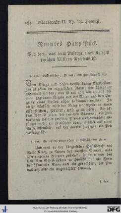 IX. Hauptstück.