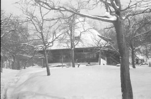 Glotterbad: Sanatorium Glotterbad, Carlsbau im Schnee; Bauernhaus