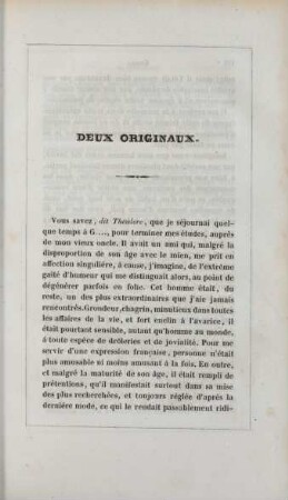 Deux originaux