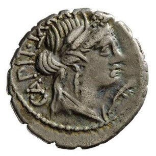 Münze, Denar (serratus), 81 v. Chr.