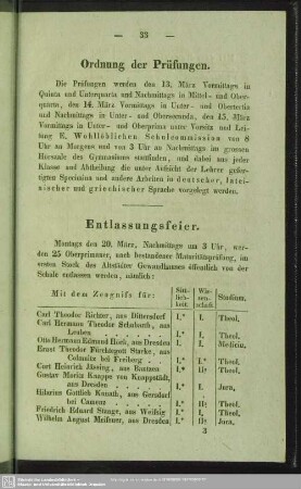 Entlassungsfeier