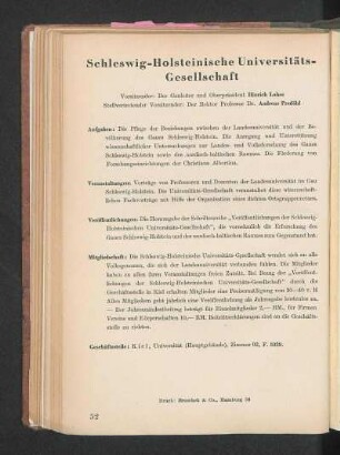 Schleswig-Holsteinische Universitäts-Gesellschaft