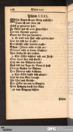 Psalm CXXI, CXXV, CXXVIII
