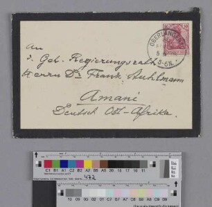Brief an Franz Stuhlmann