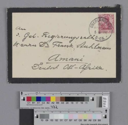 Brief an Franz Stuhlmann
