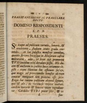 33-36, Praestantissimo ac praeclare Docto Domino Respondenti.