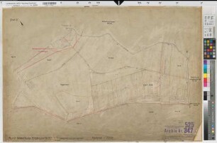 Lüdinghausen (Lüdinghausen), Umlegung Lüdinghausen, Bl.31 Zuteilungskarte Hiddingsel Flur 9
