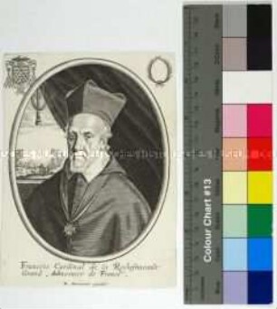 Porträt des französischen Kardinals François de La Rochefoucauld