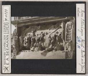 Rom, Titusbogen: Relief mit Beute aus Jerusalem (Seestern-Nr. 4583)