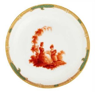 Untertasse: Modell 122 "Glatt"