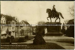 Das Reiterstandbild Kaiser Wilhelms I. in Meseritz (Międzyrzecz)