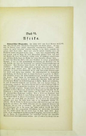 Buch VI. Afrika