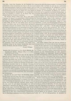 59-61 [Rezension] Brunner, Emil, Erlebnis, Erkenntnis und Glaube