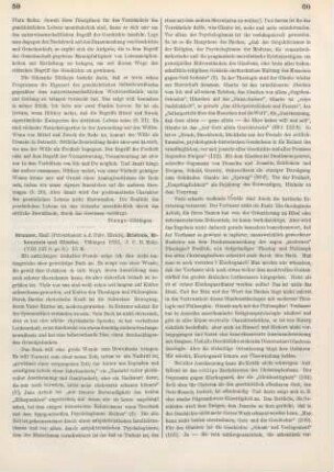 59-61 [Rezension] Brunner, Emil, Erlebnis, Erkenntnis und Glaube
