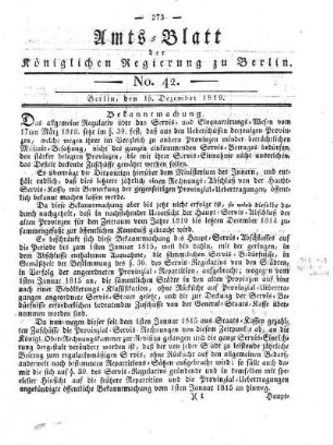 No. 42, 15. Dezember 1819