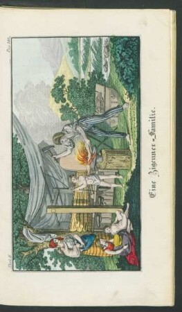 Tafel: Eine Zigeuner-Familie.