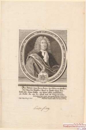 Hieronymus Sauer, Stadtschlosser und Genannter des Größern Rats; geb. 24. September 1655