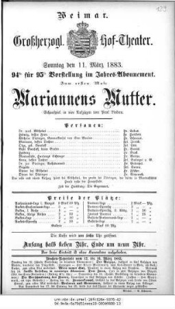 Mariannens Mutter