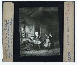 Ostade (Adriaen), Die Dorfmusikanten (St. Petersburg Eremitage 904)