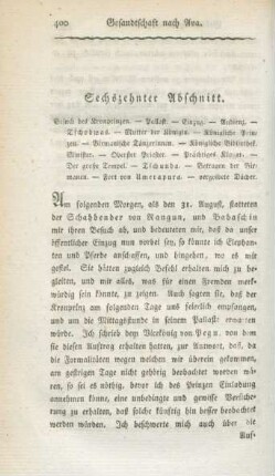 Sechszehnter Abschnitt