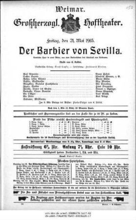 Der Barbier von Sevilla