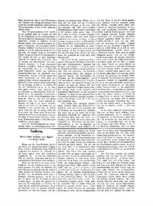 Feuilleton : Brief eines Lehrers aus Algier ; 2 ; [(Fortsetzung folgt)]