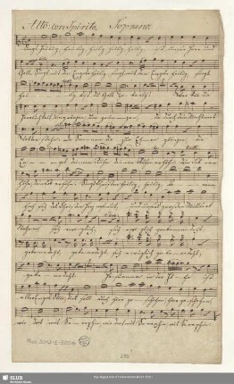 Soprano. [nur Nr. 10]