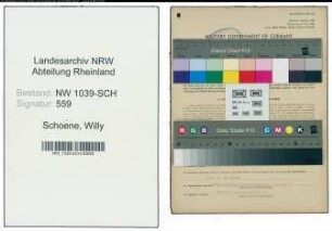 Entnazifizierung Willy Schoene , geb. 02.08.1912 (Autoschlosser)