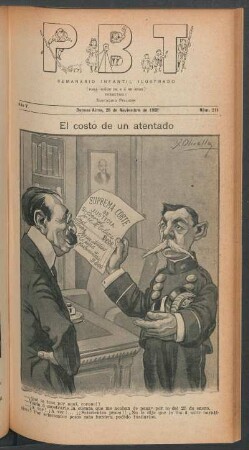 El costó de un atentado - [Caricatura]