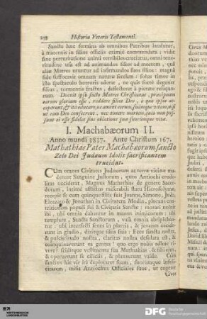 Liber I. Machabaeorum.
