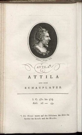 Attila Auf Dem Schauplatze.