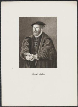 Icones Professorum Marpurgensium — Bildnis des Conrad Matthaeus (1519-1580)
