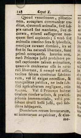 128-134, Quoad venetionem, piscationem, aucupium ...