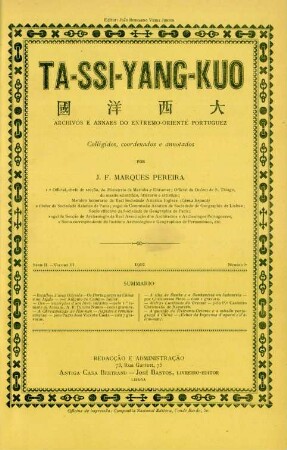 Serie II, Volume III, No. 5