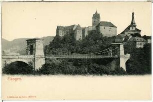 Elbogen. Schloss und Brücke