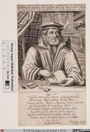 Bildnis Johannes Sleidanus (eig. Johann Philippi)